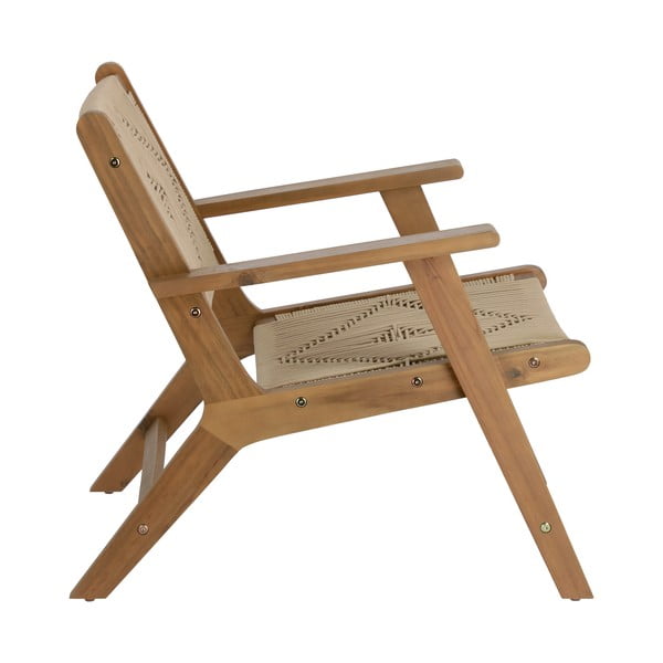 Saliekams dārza atpūtas krēsls no tumša akācijas koka Kave Home Geralda-image-2