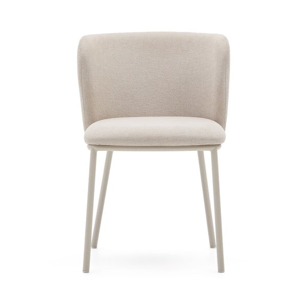 Bēšs polsterēts ēdamistabas krēsls Ciselia – Kave Home-image-3