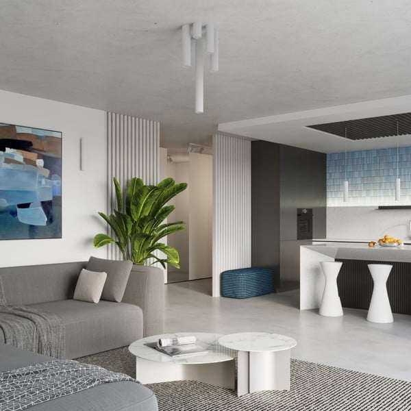 Balta prožektora tipa lampa Gleam – Sollux-image-2