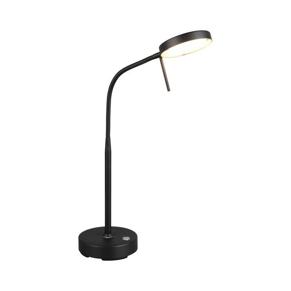 Melna LED galda lampa (augstums 45 cm) Moreno – Reality-image-1
