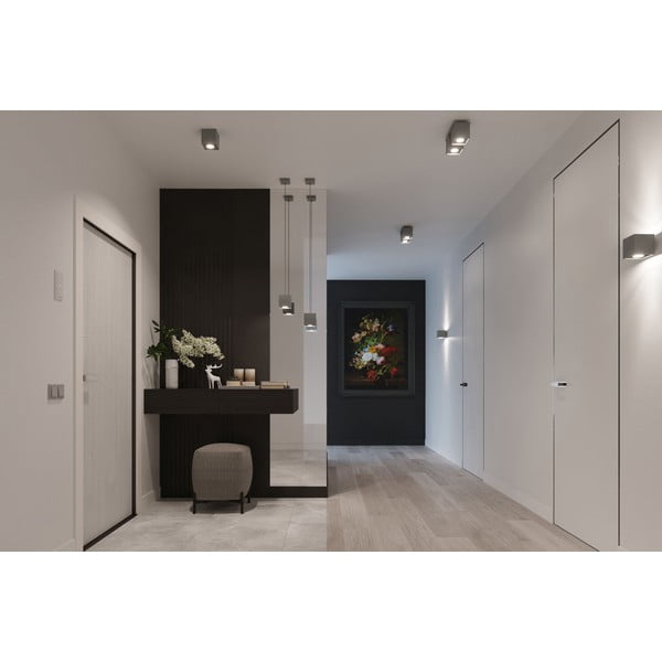 Pelēka sienas lampa Sollux Geo-image-1