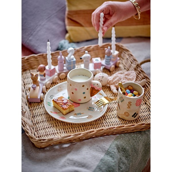 Bēša keramikas bērnu krūze 255 ml Creamy – Bloomingville Mini-image-3