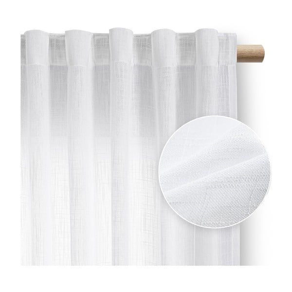 Balts aizkars 140x270 cm Valeta – Restilo