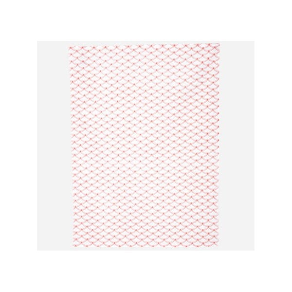 Dvieļu dvielis Waves, neona rozā/balts, 50x70 cm