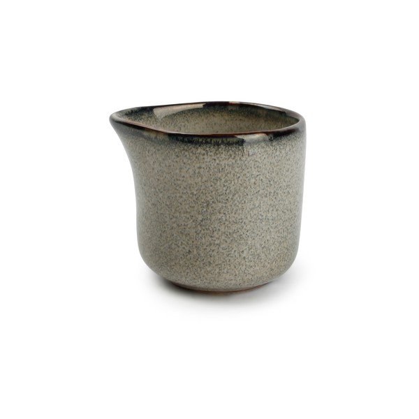 Pelēka akmensmasas piena krūze 85 ml Meridian – Salt&Pepper
