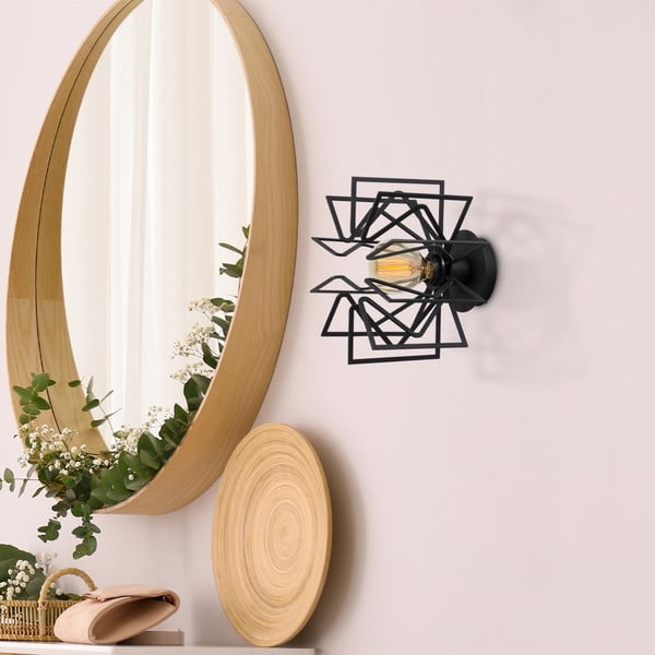 Melna sienas lampa Nemrut – Opviq lights-image-2