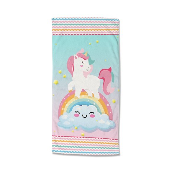 Bērnu samta pludmales dvielis 75x150 cm Sweety – Good Morning