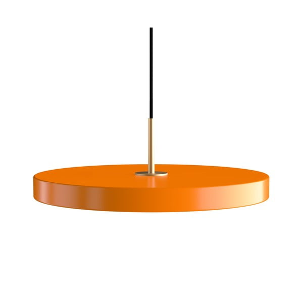 Oranža LED piekaramā lampa ar metāla abažūru ø 43 cm Asteria Medium – UMAGE