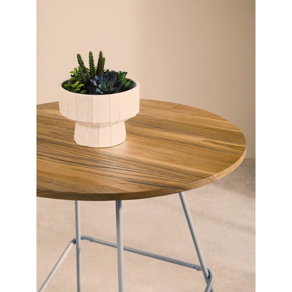 Gobas masīvkoka apaļš ēdamgalds ø 80 cm District – Premier Housewares-image-2