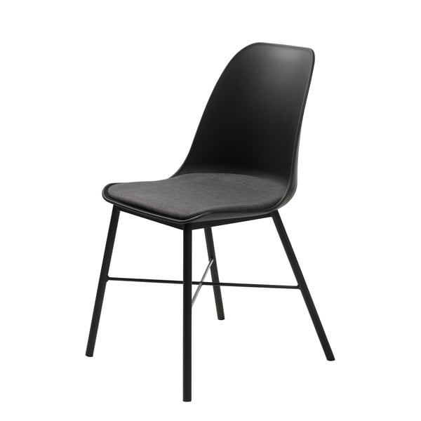 2 melni pelēku krēslu komplekts Unique Furniture Whistler-image-1