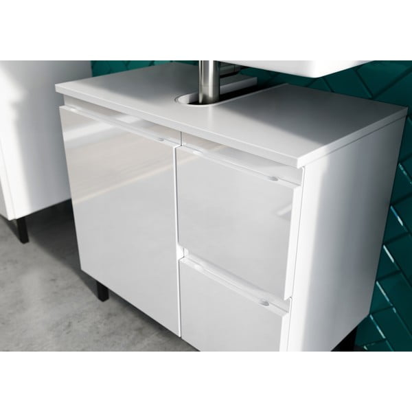 Balts skapītis zem izlietnes 60x56 cm Salinas – Germania-image-1