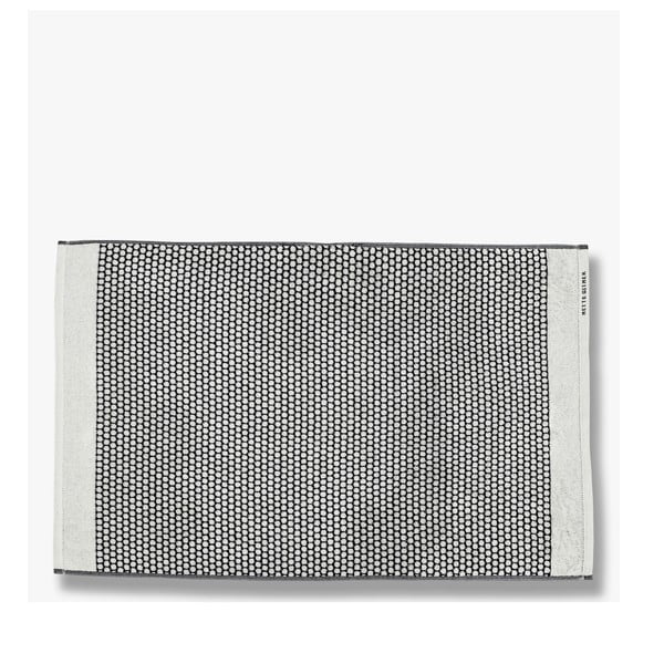 Melnbalts tekstila vannas istabas paklājiņš 50x80 cm Grid – Mette Ditmer Denmark