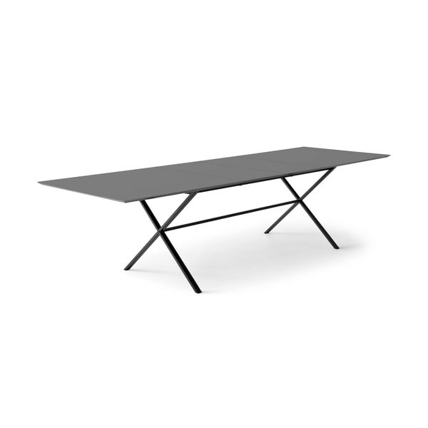 Antracīta pelēks izvelkams ēdamgalds 100x210 cm Meza – Hammel Furniture-image-1