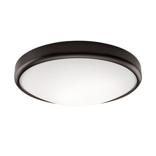 Melna griestu lampa ar stikla abažūru – LAMKUR