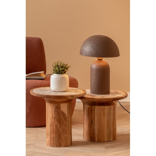 Mango masīvkoka apaļš sānu galdiņš ø 45 cm Tubo – Leitmotiv-image-4