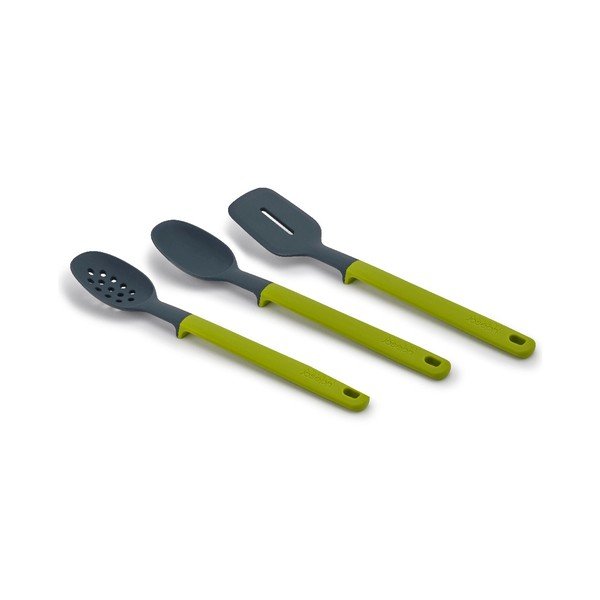 Pelēki zaļš 3 instrumentu komplekts Joseph Joseph Elevate Silicone