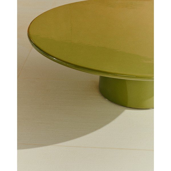 Betona apaļš dārza kafijas galdiņš ø 110 cm Albanella – Kave Home-image-3