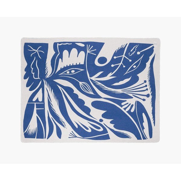 Zils pleds 165x200 cm Lino – noo.ma-image-3