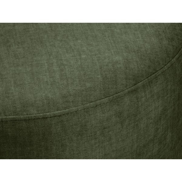 Zaļš samta pufs Mazzini Sofas Debbie, ø 68 cm-image-1