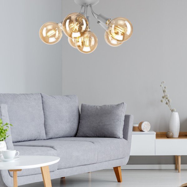 Pelēka griestu lampa Viggo – LAMKUR-image-2