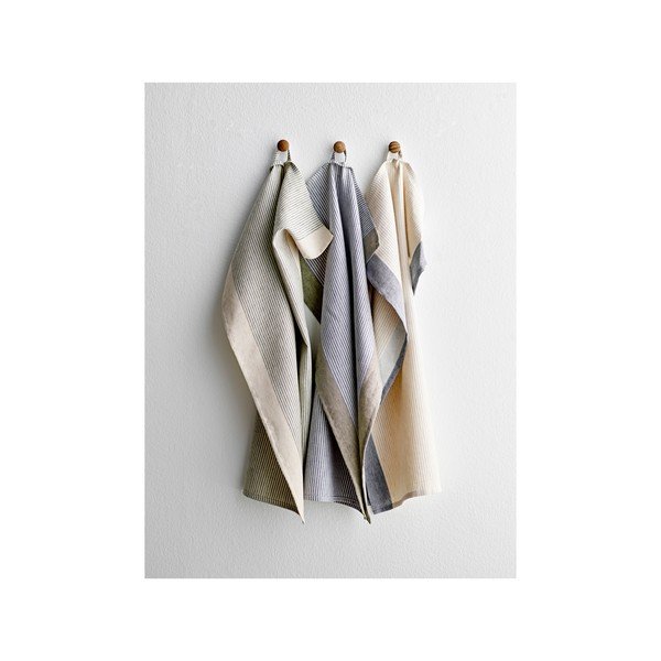 Kokvilnas/lina trauku dvielis 50x70 cm Statement Stripe – Södahl-image-2