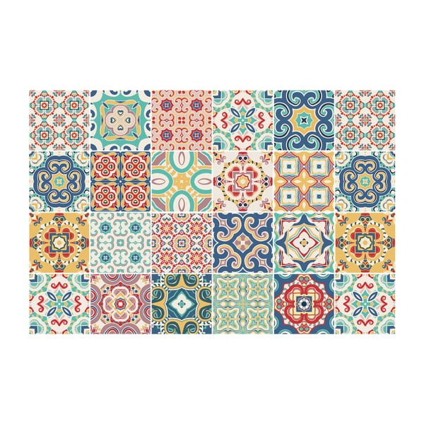 24 flīžu uzlīmju komplekts Ambiance Georgina, 10 x 10 cm-image-2