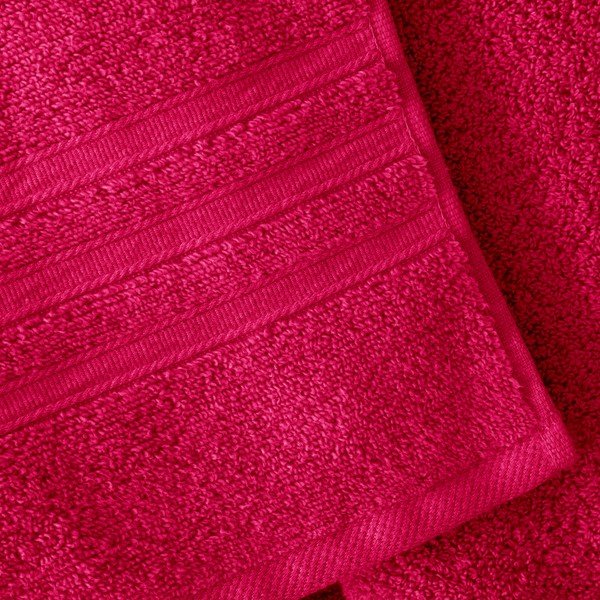 Tumši rozā frotē kokvilnas dvieļi komplektā (6 gab.) Zero Twist – Catherine Lansfield-image-3