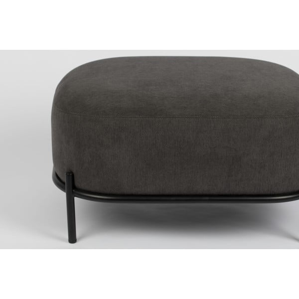 Tumši pelēks kāju soliņš White Label Polly-image-4