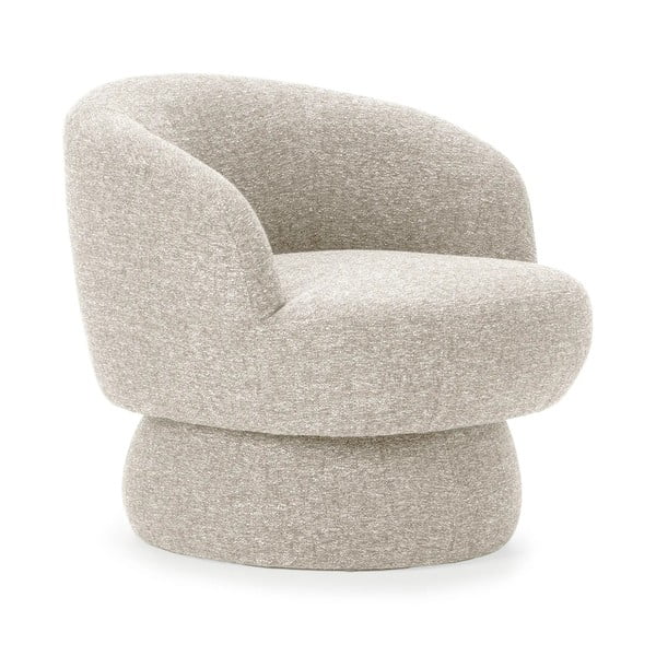 Bēšs grozāms atpūtas krēsls Dali – MOME