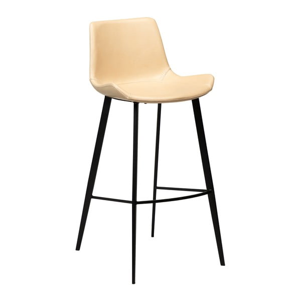 Gaiši brūns eko ādas bāra krēsls DAN-FORM Denmark Hype, augstums 102 cm