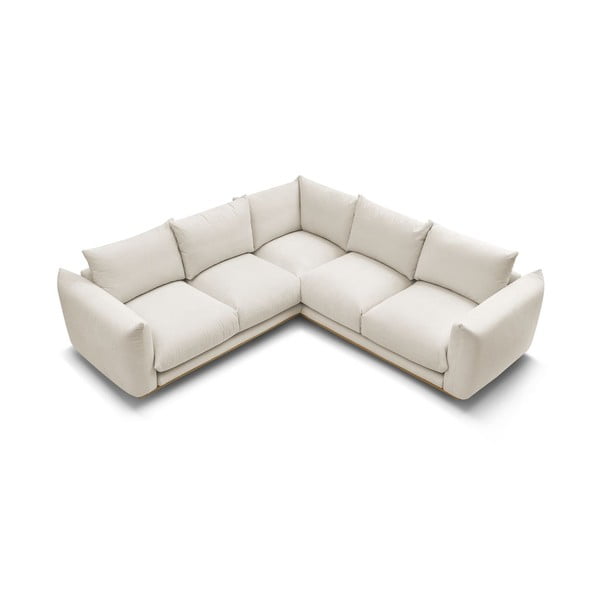 Krēmkrāsas stūra dīvāns Ernest – Bobochic Paris-image-4