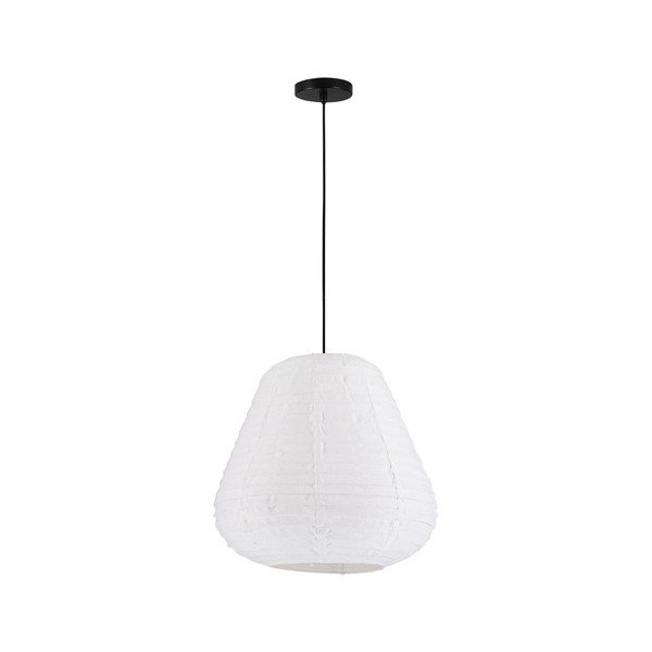Balta lina piekaramā lampa ø 50 cm Linnet – Nova Luce