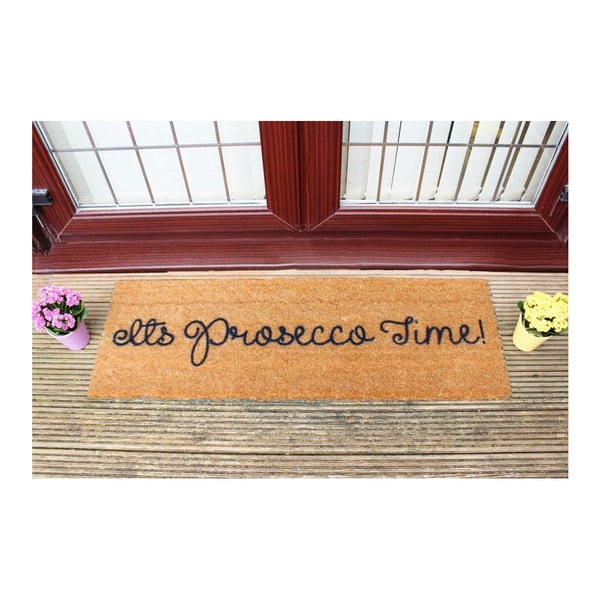 Dabīgās kokosšķiedras paklājs Artsy Doormats Prosecco Time, 120 x 40 cm-image-1