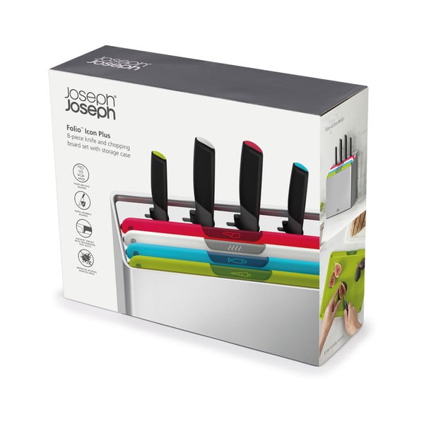 Dēļu un nažu komplekts ar statīvu 10x32 cm Folio Icon Plus – Joseph Joseph-image-4