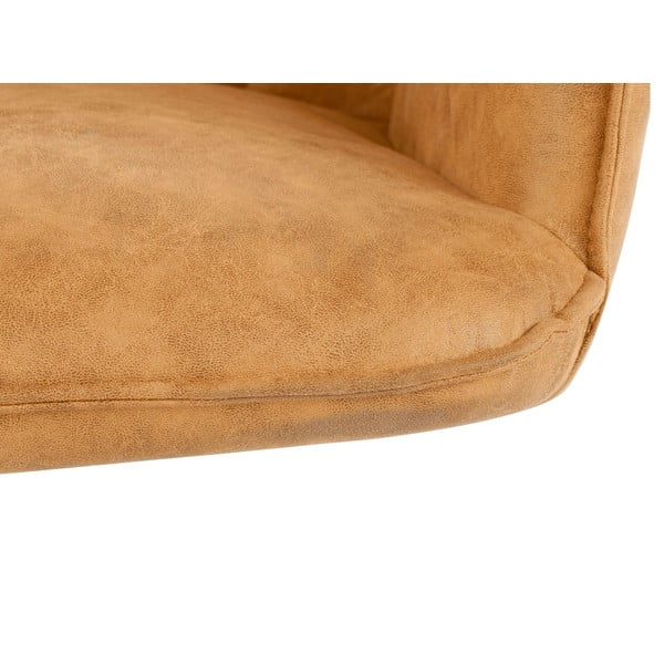 Dzelteni polsterēti ēdamistabas krēsli (2 gab.) Preston – Støraa-image-4