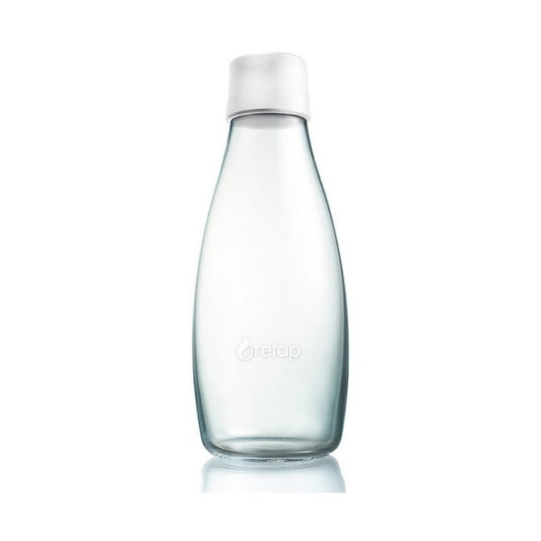 Pienaini balta stikla pudele ar mūža garantiju ReTap, 500 ml