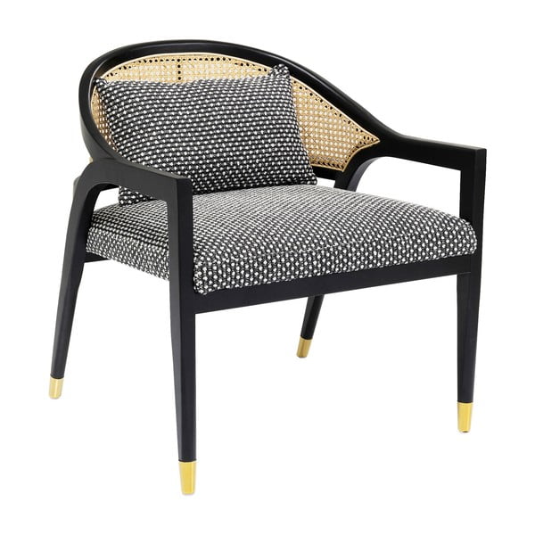 Pelēks krēsls ar pinumu Kare Design Horizon
