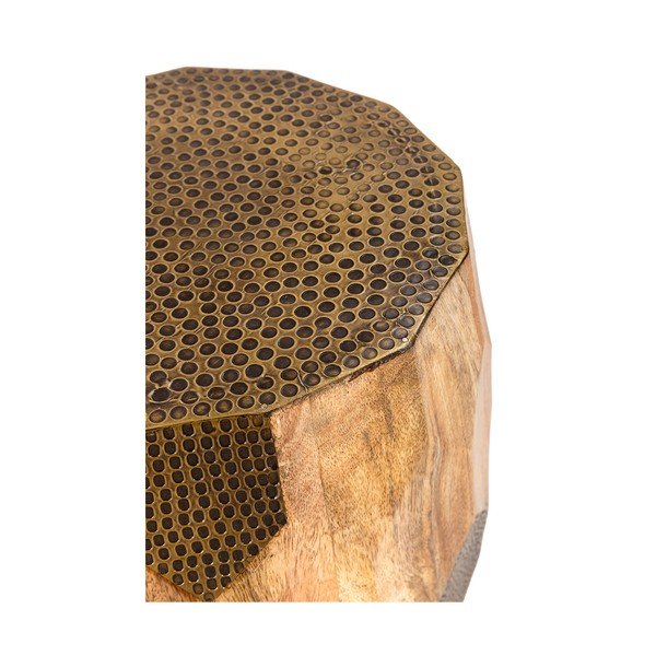 Mango masīvkoka apaļš sānu galdiņš ø 29 cm Fabia – MOME-image-3