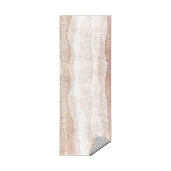 Krēmkrāsas mazgājams celiņa paklājs 80x200 cm Komodo Beach – Mila Home