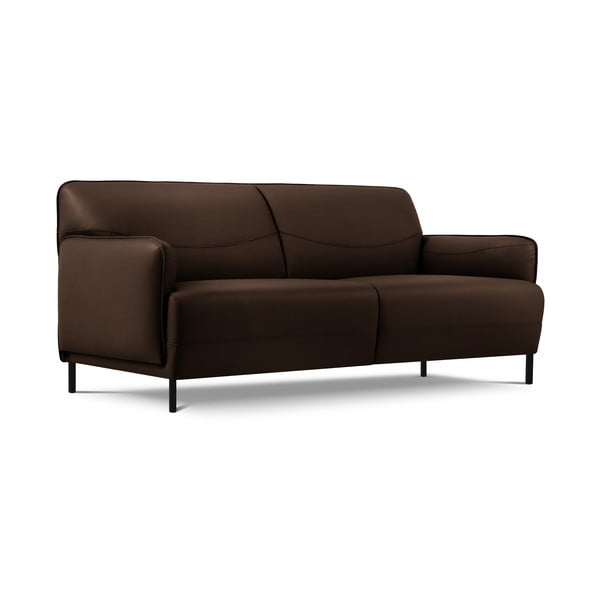 Brūns ādas dīvāns Windsor & Co Sofas Neso, 175 x 90 cm-image-2