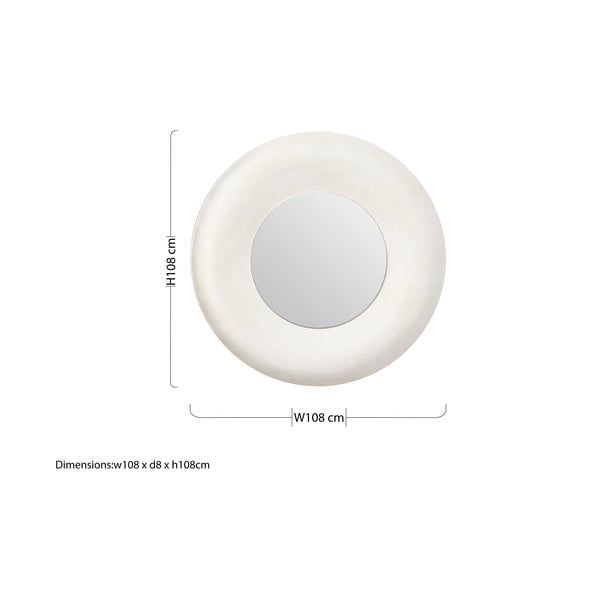 Sienas spogulis ø 108 cm Champagne – Premier Housewares-image-2