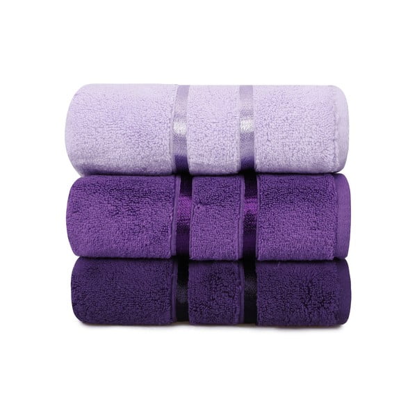 3 violetu dvieļu komplekts Hobby Dolce