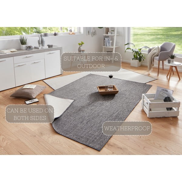 Pelēks āra paklājs NORTHRUGS Miami, 160 x 230 cm-image-4