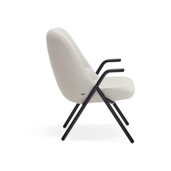 Balts krēsls Teulat Dins, augstums 90 cm-image-3