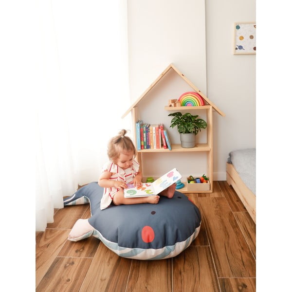 Pelēks bērnu sēžammaiss Whale – The Wild Hug-image-2