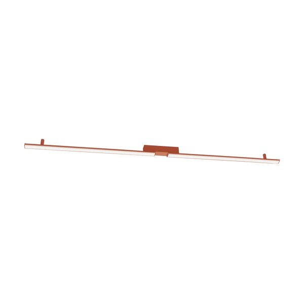 Ķieģeļu sarkana alumīnija LED griestu lampa 4x181 cm LAGOM – Thoro