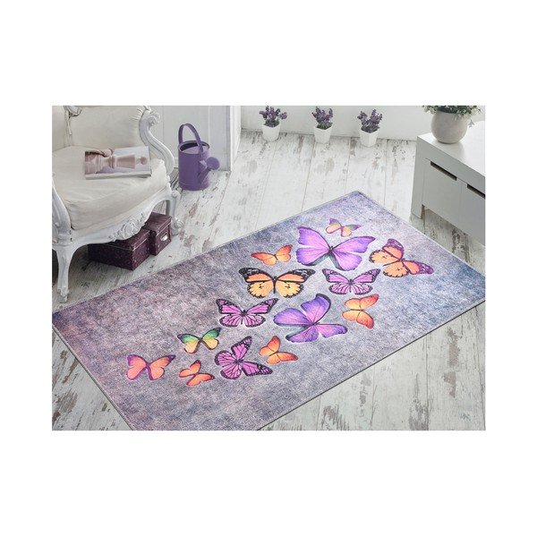 Izturīgs paklājs Vitaus Butterfly Madness, 80 x 150 cm