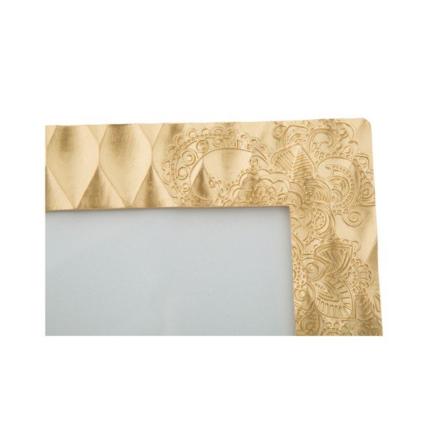 Dzeltens fotorāmis sveķu rāmī Mauro Ferretti Glam Carving, 20 x 25 cm-image-2