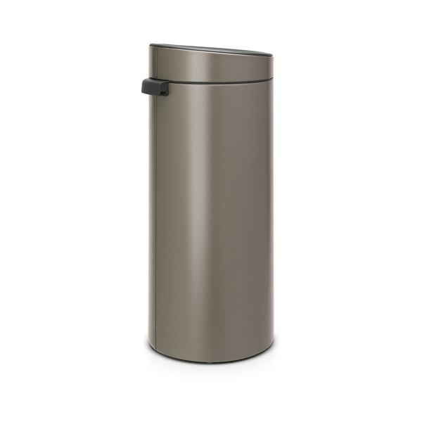 Pelēka ar pieskārienu atverama tērauda atkritumu tvertne 30 l Touch Bin – Brabantia-image-3