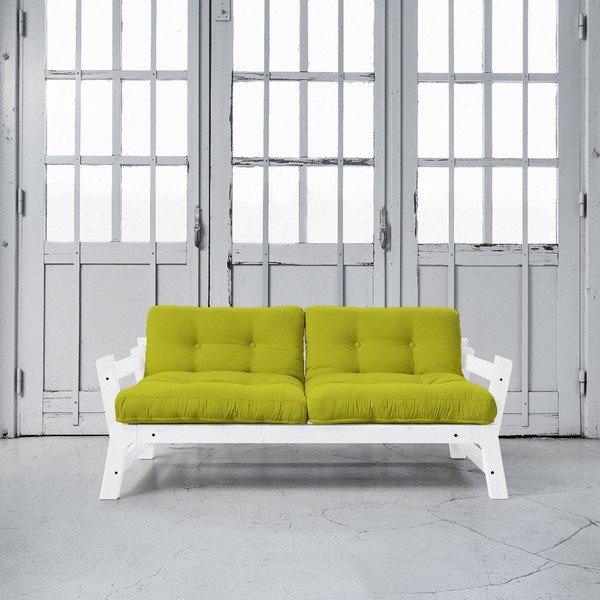 Dīvāns gulta Karup Step White/Pistacio-image-1